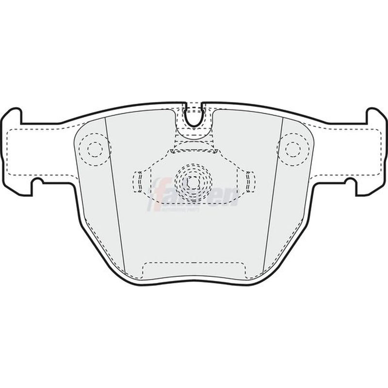 Fahren Front Brake Pad Set FBP3586