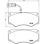 Mintex Brake Pad Set MDB2270