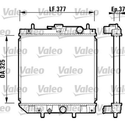 Valeo Engine Radiator 731857