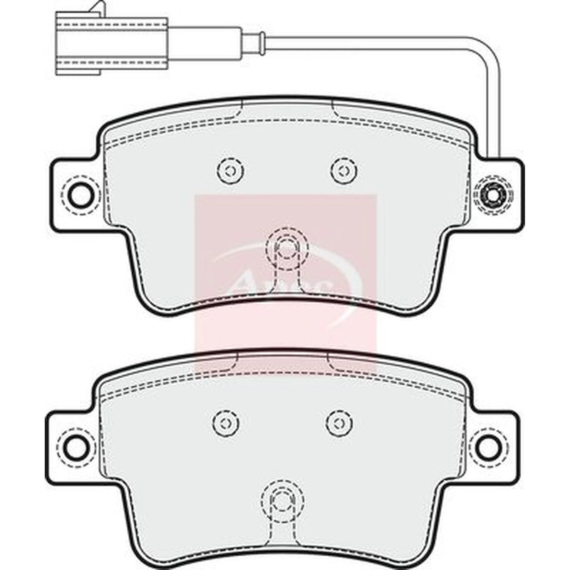 Apec Rear Brake Pad Set PAD1776