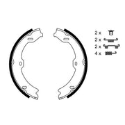 Bosch Parking Brake Shoe Set 0 986 487 725
