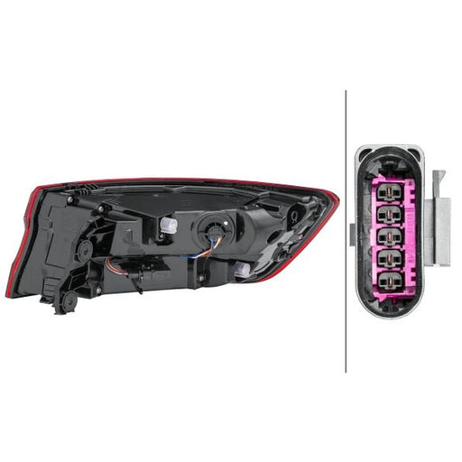Hella Tail Light / Lamp LED Left 2SD 012 246-171