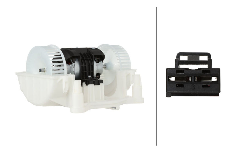 Hella Heater Blower Fan 8EW 366 400-391