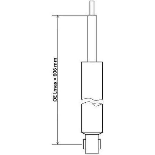 KYB Shock Absorber Damper Strut Rear 343833