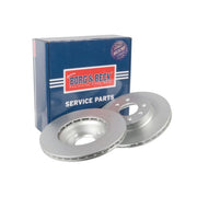 Borg & Beck 2 x Vented Front Brake Discs BBD4822
