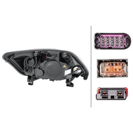 Hella Headlight Headlamp D1S/H7 Left 1EL 009 696-751