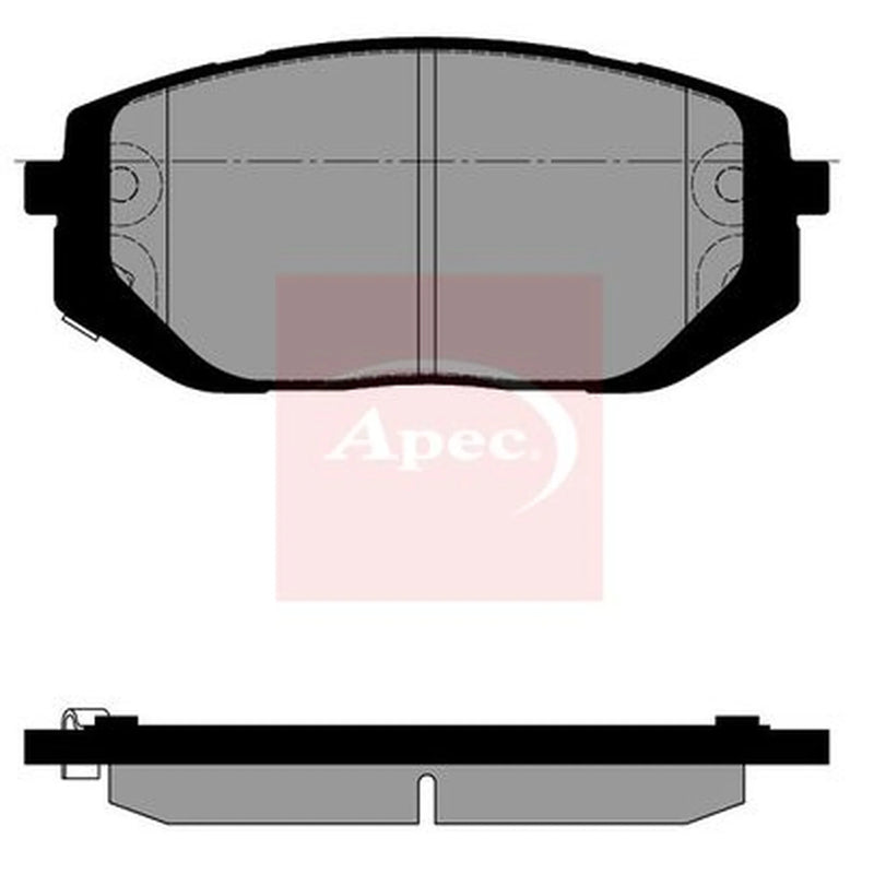 Apec Front Brake Pad Set PAD2532