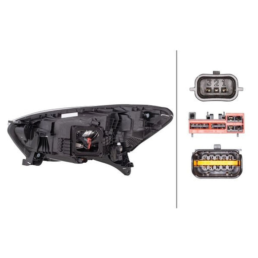 Hella Headlight Headlamp LED Right 1LX 012 977-641