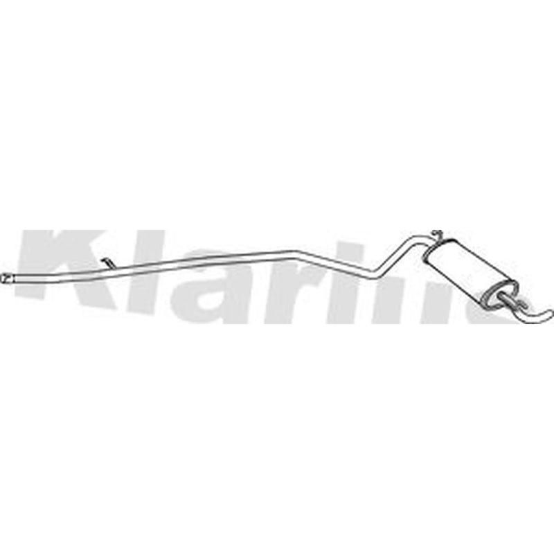 Klarius Box With Tail Pipe Rear FT595L