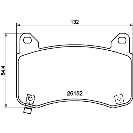 Mintex Front Brake Pad Set MDB4287