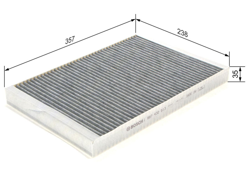 Bosch Cabin Air Filter (Pollen Filter) 1987432513