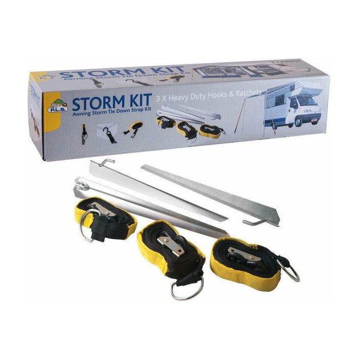 Awning Storm Tie Down Strap Kit - PLS - Van Life Living