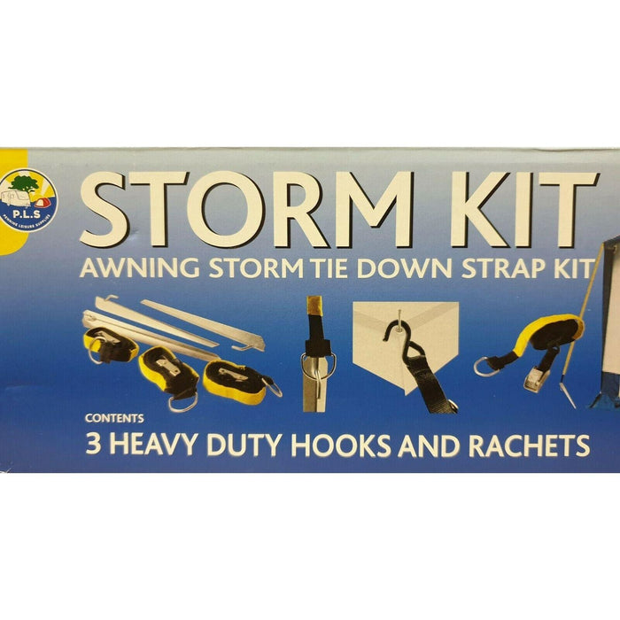 Awning Storm Tie Down Strap Kit - PLS - Van Life Living