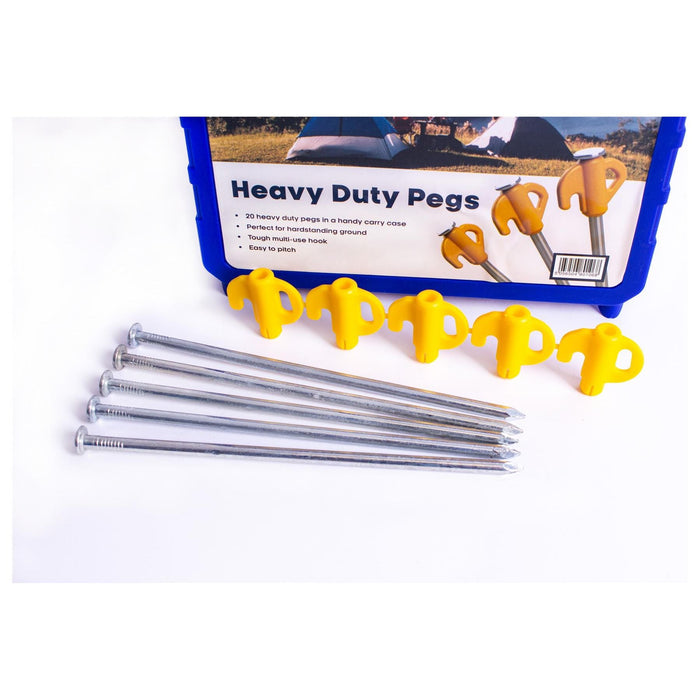 Awning Tent Pegs Heavy Duty x20 - Royal - Van Life Living