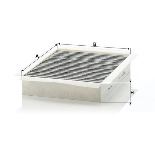 MANN-FILTER Cabin Air Filter (Pollen Filter) Eng.compart. CUK 26 003