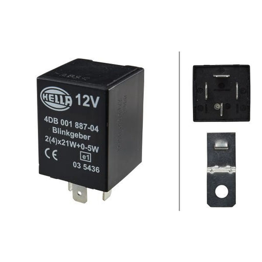 Hella Indicator Flasher Relay 4DB 001 887-041