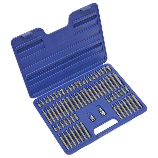 Sealey TRX-Star/Security TRX-Star/Hex/Ribe/Spline Bit Set 74pc 3/8" & 1/2"Sq Dri Sealey  - Town Parts