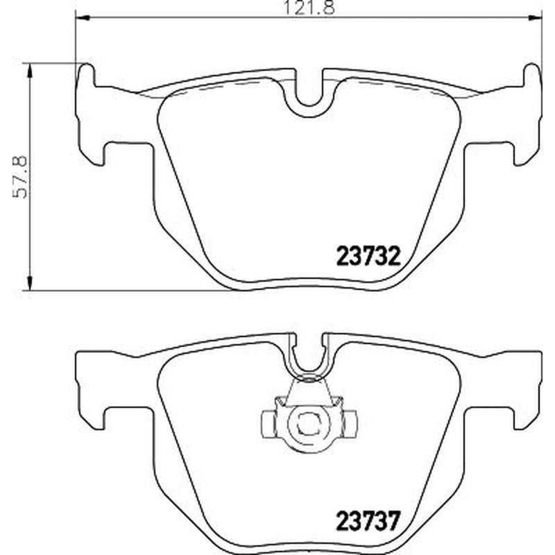 Mintex Rear Brake Pad Set MDB2719
