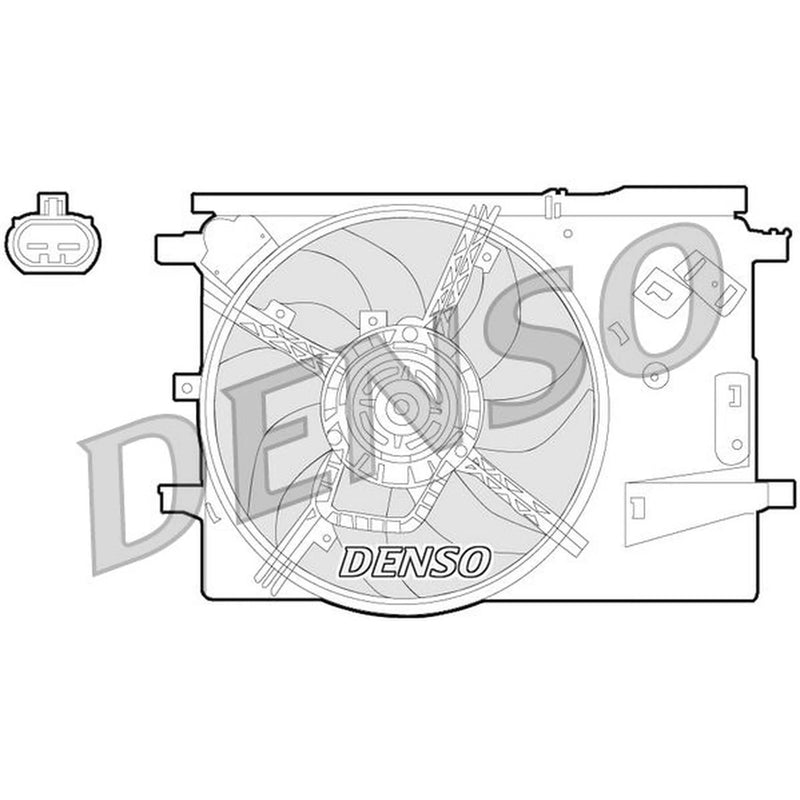 Denso Engine Cooling Fan DER09053