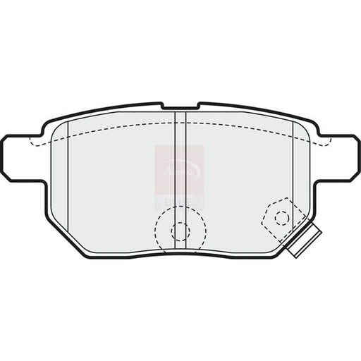 Apec Rear Brake Pad Set PD3665