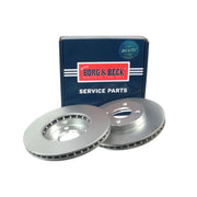 Borg & Beck 2 x Vented Front Brake Discs BBD5273-x2
