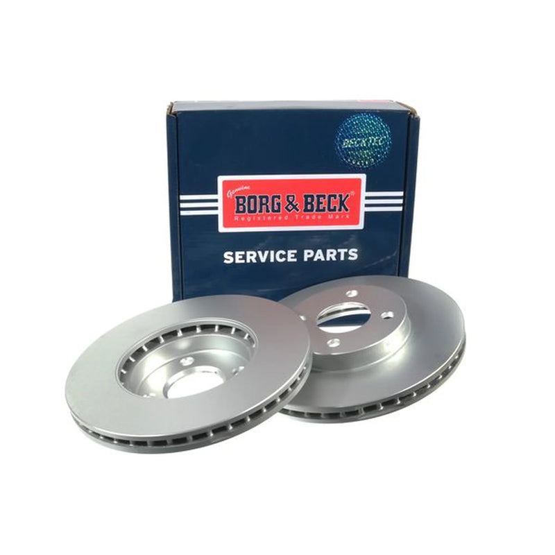 Borg & Beck 2 x Vented Front Brake Discs BBD5273-x2