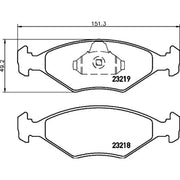 Mintex Front Brake Pad Set MDB2615
