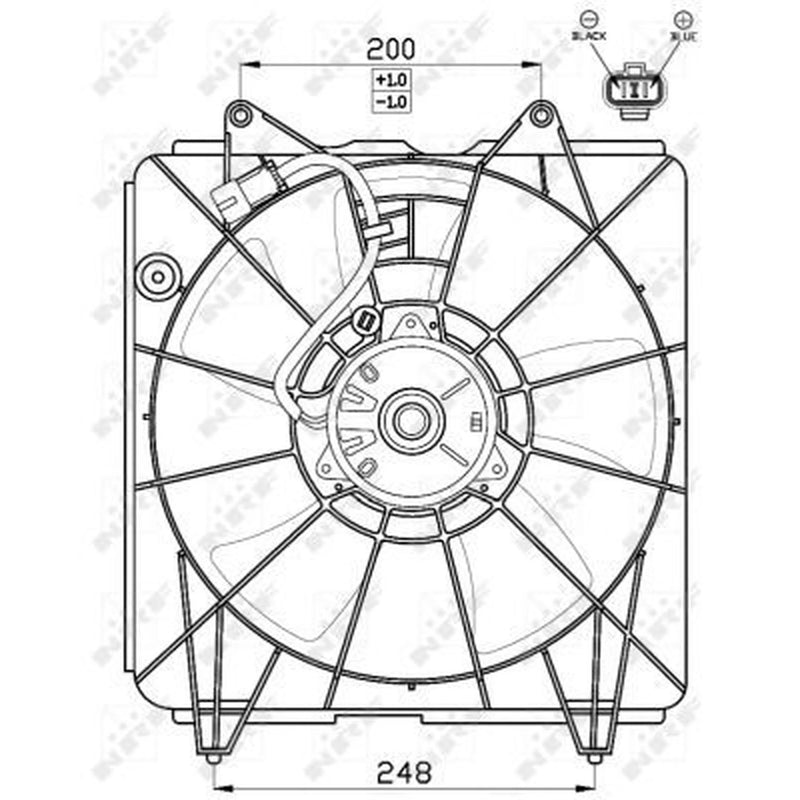 NRF Engine Cooling Fan 47545