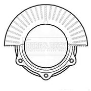 Borg & Beck 2 x Vented Front Brake Discs BBD6022S-x2