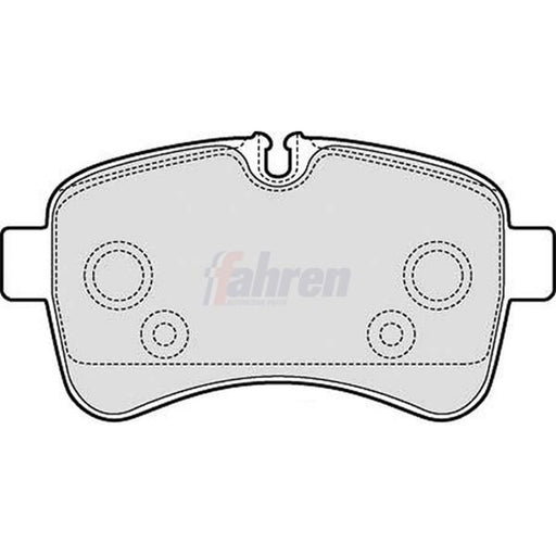 Fahren Rear Brake Pad Set FBP3664