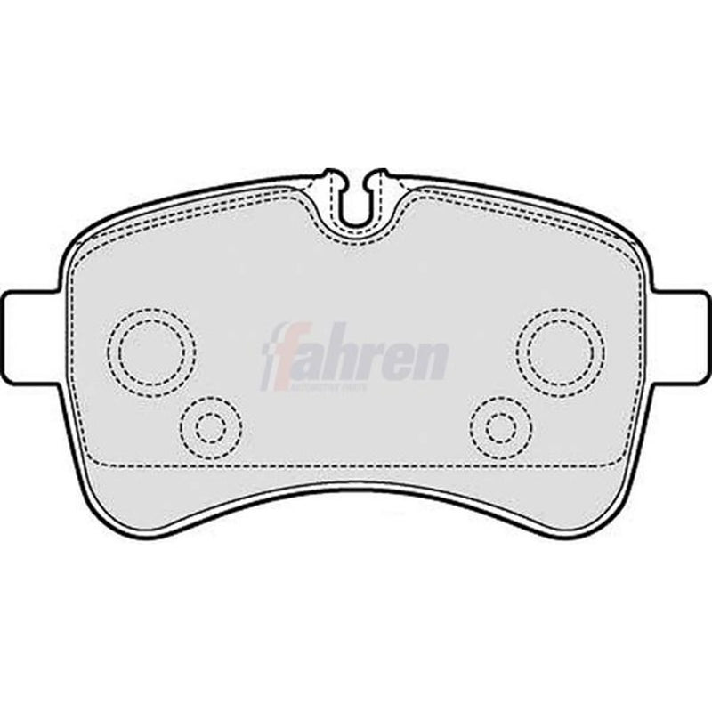Fahren Rear Brake Pad Set fits Iveco Daily IV 2006-2011