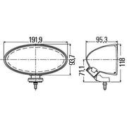 Hella Front Right Fog Light H3 1NB 007 892-001