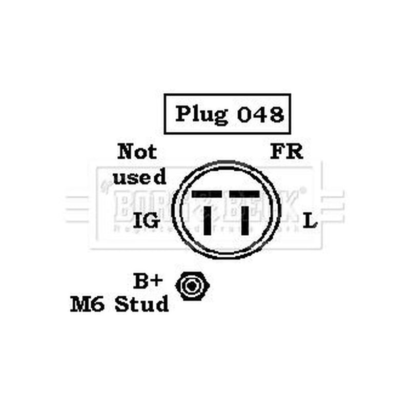 Borg & Beck Car Alternator 12V BBA2307