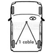 First Line Handbrake Cable Right Rear FKB1071