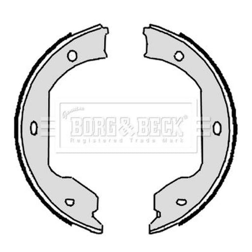 Borg & Beck Parking Brake Shoe Set BBS6332