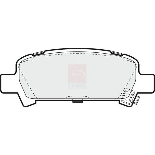Apec Rear Brake Pad Set PD3137