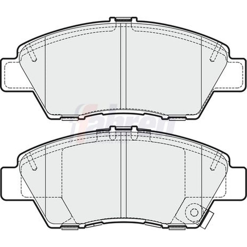 Fahren Front Brake Pad Set fits Honda Cr-Z 2010-2013 1.5