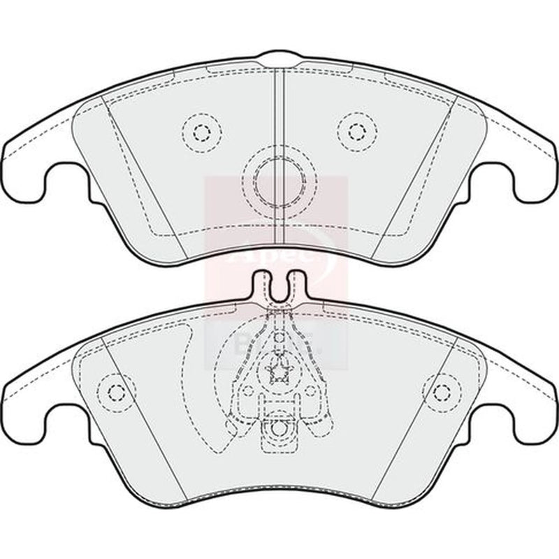 Apec Front Brake Pad Set PD3340
