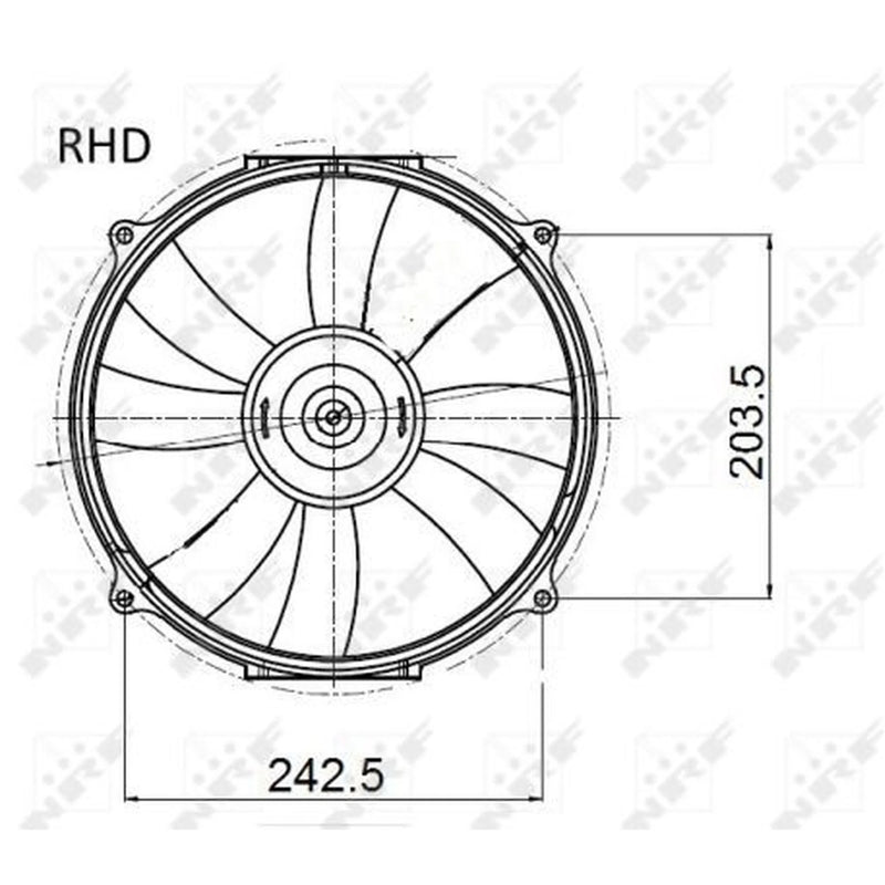 NRF Engine Cooling Fan 47045