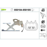 Valeo Electric Window Regulator Lifter Right Front 850185
