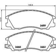 Mintex Front Brake Pad Set MDB2605