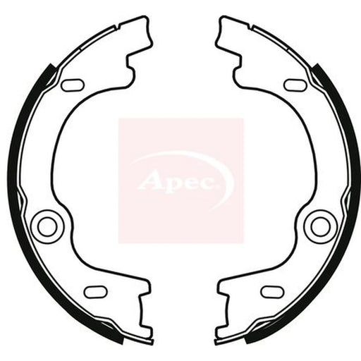 Apec Parking Brake Shoe Set SHU811