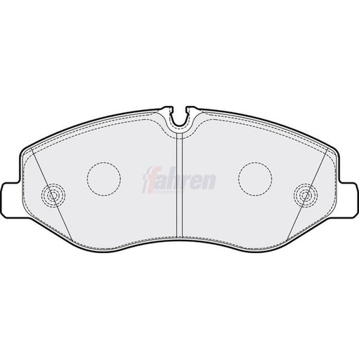 Fahren Front Brake Pad Set fits Mercedes-Benz V-Class 2014-2015