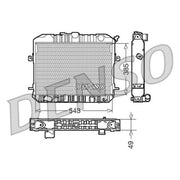 Denso Engine Radiator fits Porsche 356 1950-1955