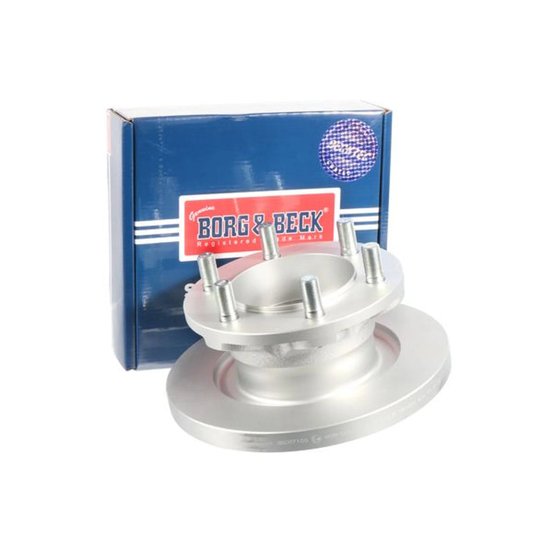 Borg & Beck 2 x Solid Front Brake Discs BBD5710S-x2