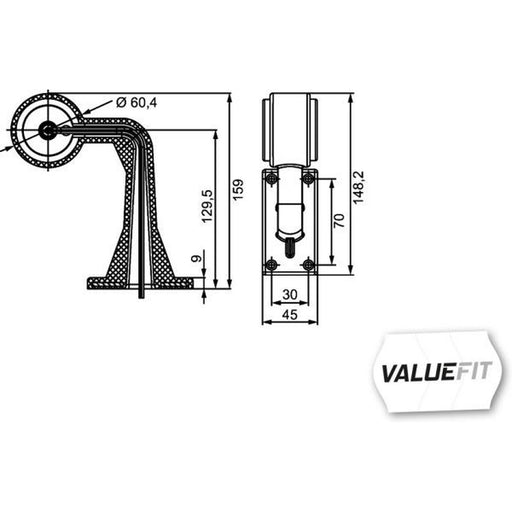 Hella Outline Marker Lamp Md10-30 2XS Lateral Mounting 2XS 357 005-031 2XS 357