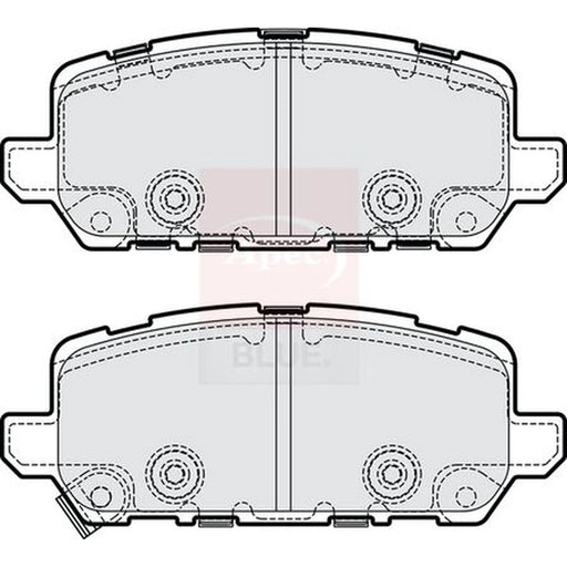 Apec Rear Brake Pad Set PD4285