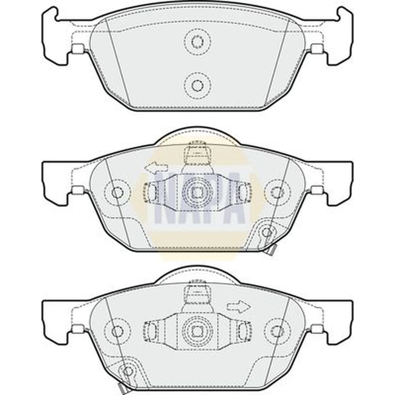 NAPA Front Brake Pad Set NBP1461