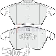Fahren Front Brake Pad Set FBP3076