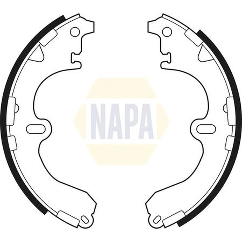 NAPA Brake Shoe Set Axle Kit NBS1013